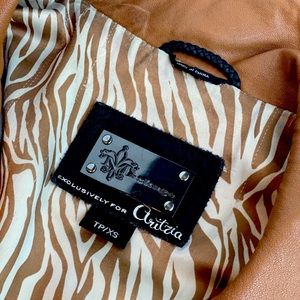 Mackage Camel Kenya Leather Jacket